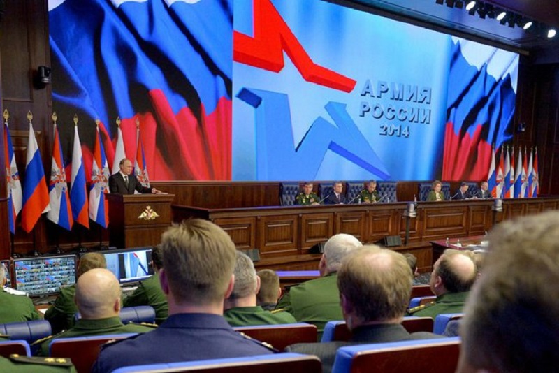 Putin o prioritách obrannej politiky Ruska na rok 2015