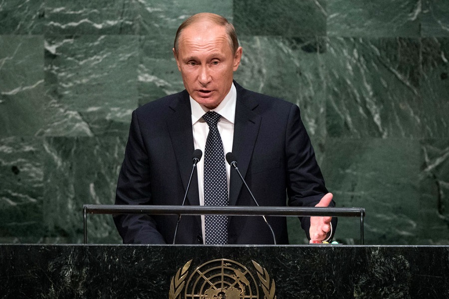 Vystúpenie prezidenta RF V. Putina na 70. zasadnutí VZ OSN