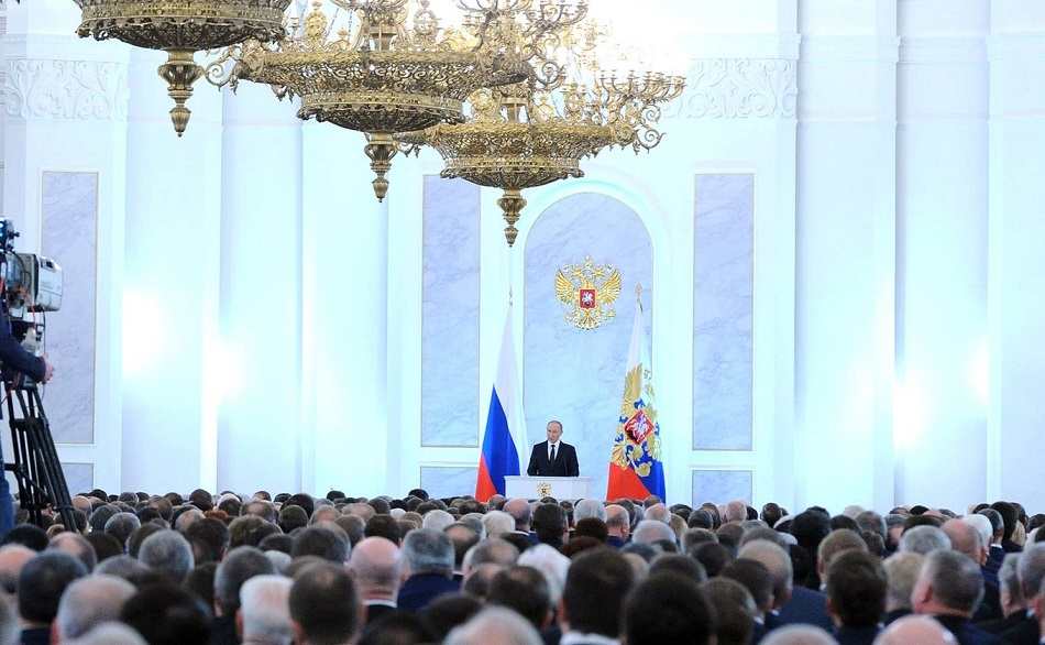 Prejav prezidenta Putina o stave Ruskej federácie