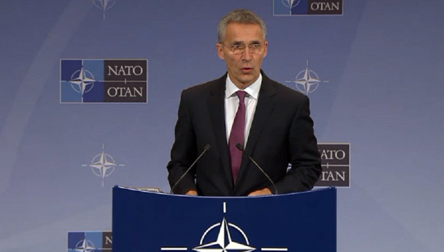 Tlačová konferencia GT NATO Stoltenberga po rokovaní ministrov obrany /kompletný prepis/