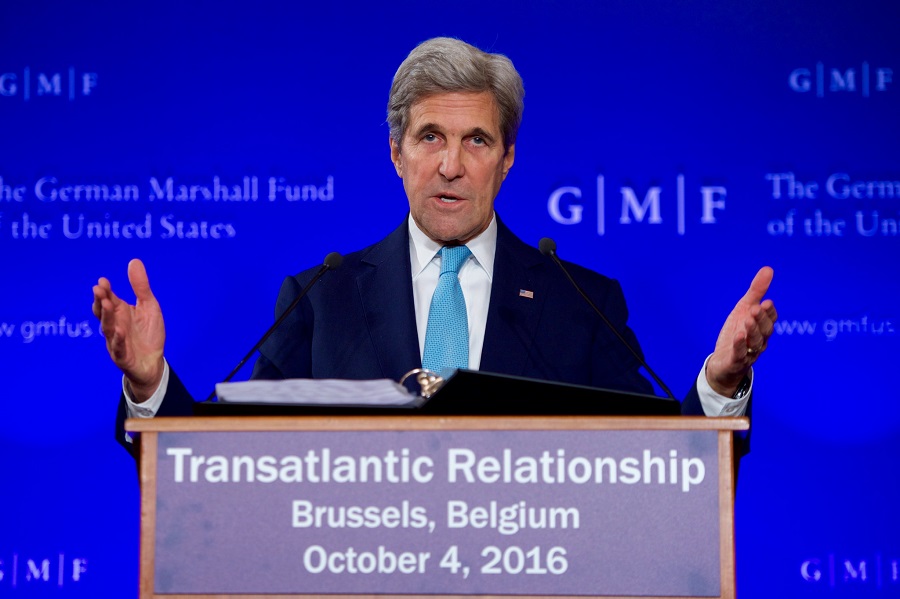 Prejav ministra zahraničných vecí USA J. Kerryho o transatlantických vzťahoch