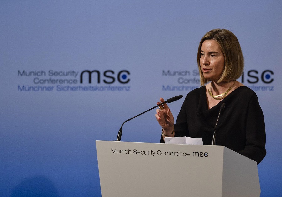 Vystúpenie F. Mogheriniovej na Mníchovskej bezpečnostnej konferencii