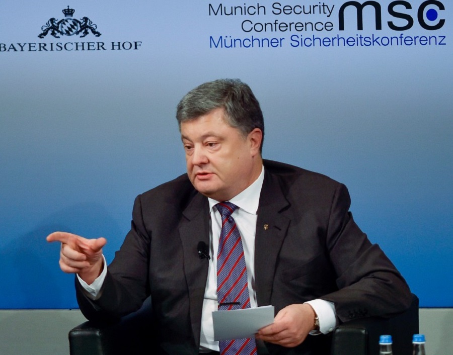 Prejav prezidenta Ukrajiny P. Porošenka na Mníchovskej bezpečnostnej konferencii