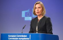 Tlačová konferencia F. Mogheriniovej po rokovaní Rady pre zahraničné veci EÚ