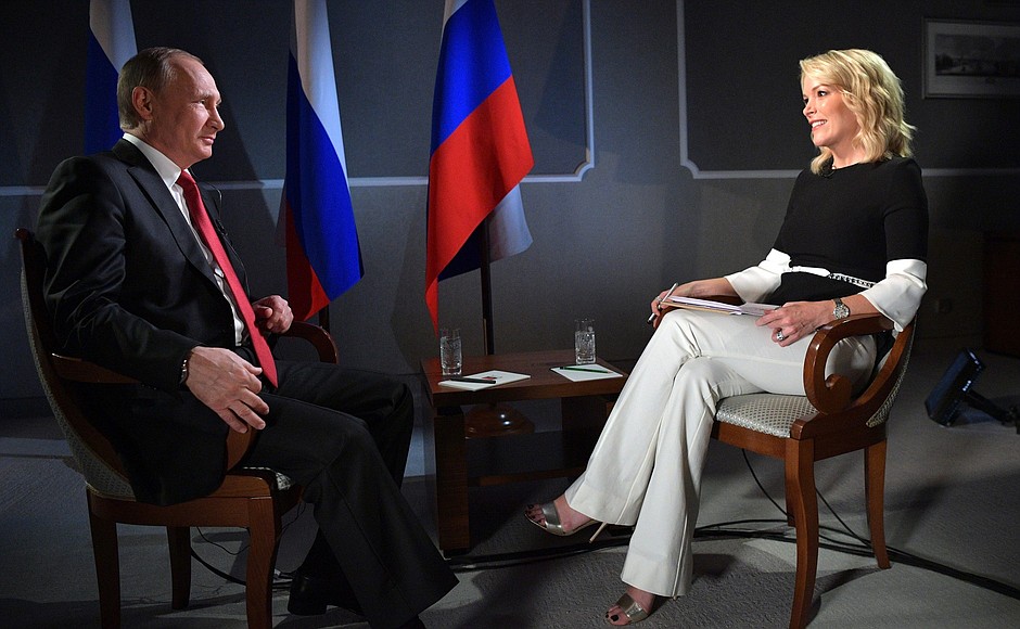 Rozhovor V. Putina pre NBC News