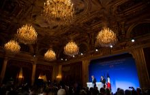Spoločná tlačová konferencia prezidentov Francúzska a USA