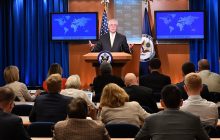 Tlačová konferencia ministra zahraničných vecí USA R. Tillersona