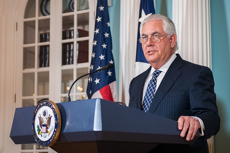 Tlačová konferencia ministra zahraničných vecí USA R. Tillersona o novej stratégii pre Afganistan