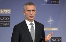 Tlačová konferencia GT NATO J. Stoltenberga po rokovaní ministrov obrany