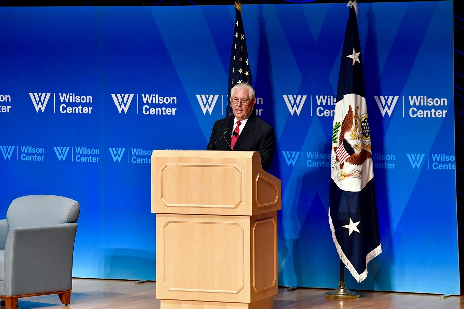Prejav ministra zahraničných vecí USA R. Tillersona o posilňovaní západného spojenectvá