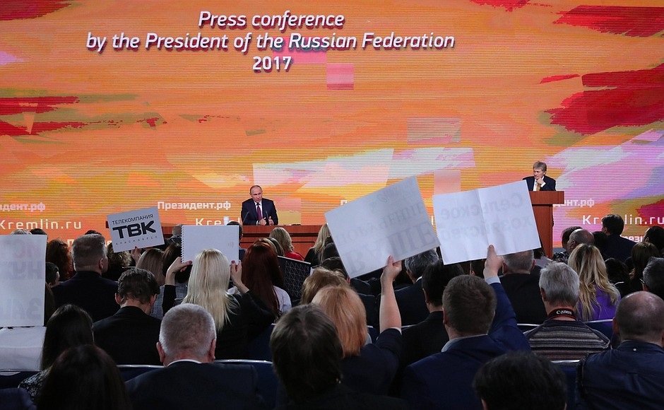 Veľká tlačová konferencia ruského prezidenta V. Putina /plné znenie/