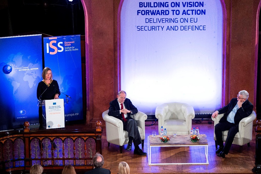 Prejav F. Mogheriniovej o bezpečnostnej a obrannej politike EÚ