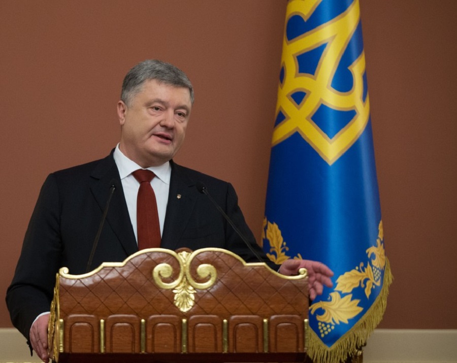 Prejav prezidenta Ukrajiny P. Porošenka na stretnutí s diplomatickým zborom