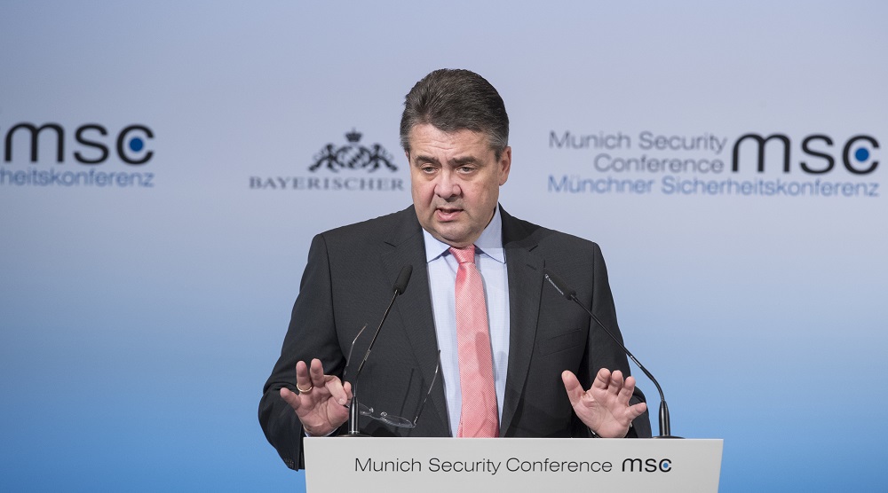 Vystúpenie ministra zahraničných vecí NSR S. Gabriela na Mníchovskej bezpečnostnej konferencii
