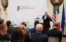 Vystúpenie zástupcu ministra zahraničných vecí USA J. Sullivana v Centre pre americké štúdie v Ríme
