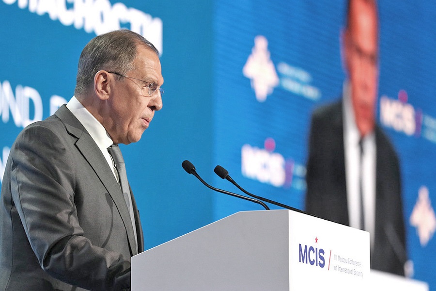 Vystúpenie S. Lavrova na konferencii o medzinárodnej bezpečnosti v Moskve