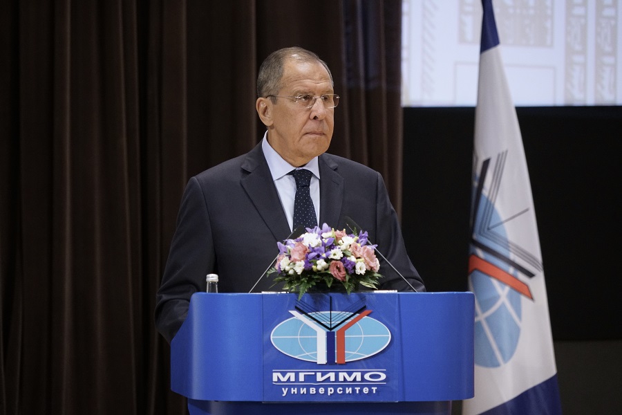 Vystúpenie ministra zahraničných vecí RF S. Lavrova na MGIMO