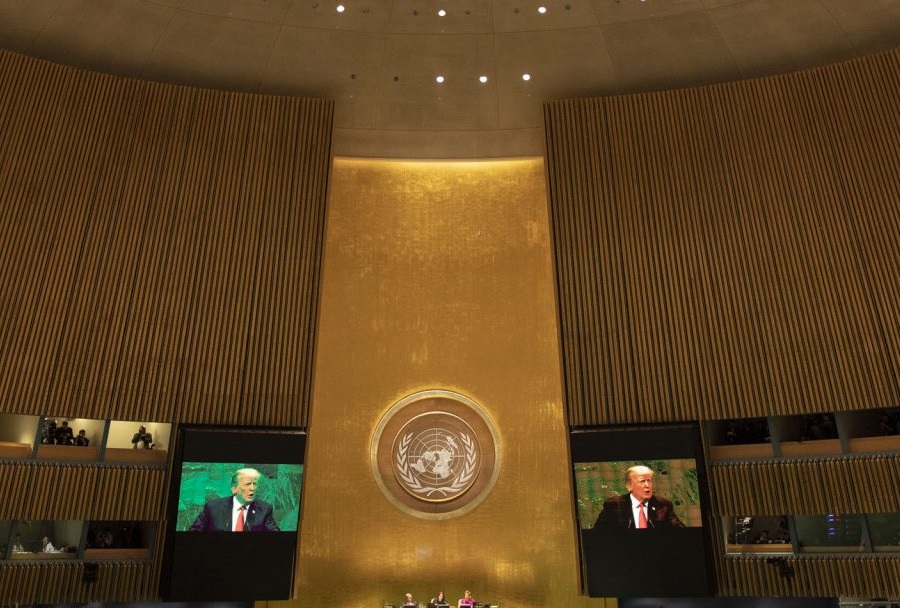 Vystúpenie prezidenta USA D. Trumpa v OSN