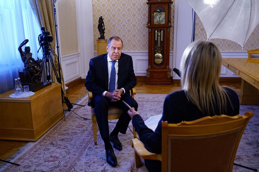 Rozhovor S. Lavrova pre Euronews