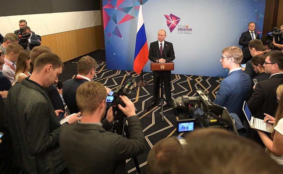 Tlačová konferencia V. Putina