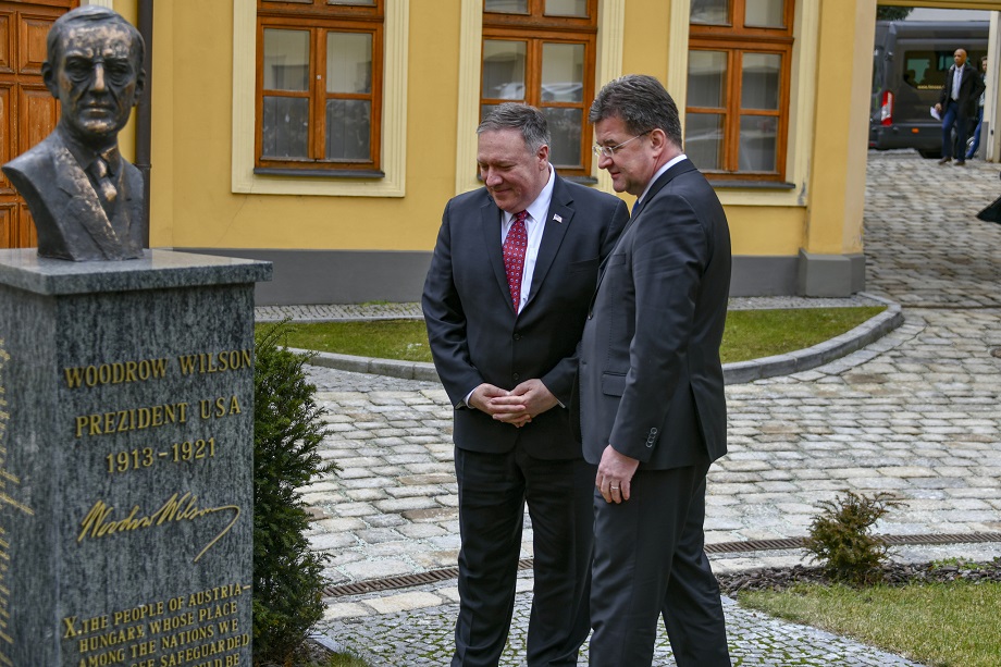 Návšteva ministra zahraničných vecí USA M. Pompea na Slovensku
