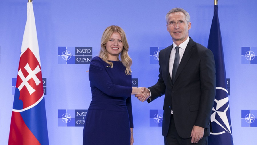 Spoločná tlačová konferencia GT NATO J. Stoltenberga  a prezidentky SR Z. Čaputovej