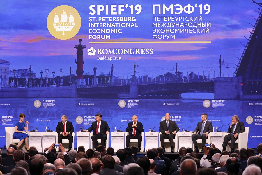 Petrohradské medzinárodné ekonomické fórum 2019: plenárne zasadnutie /Jana Glittová/