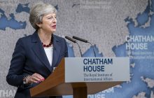 Prejav britskej premiérky T. May o stave politiky