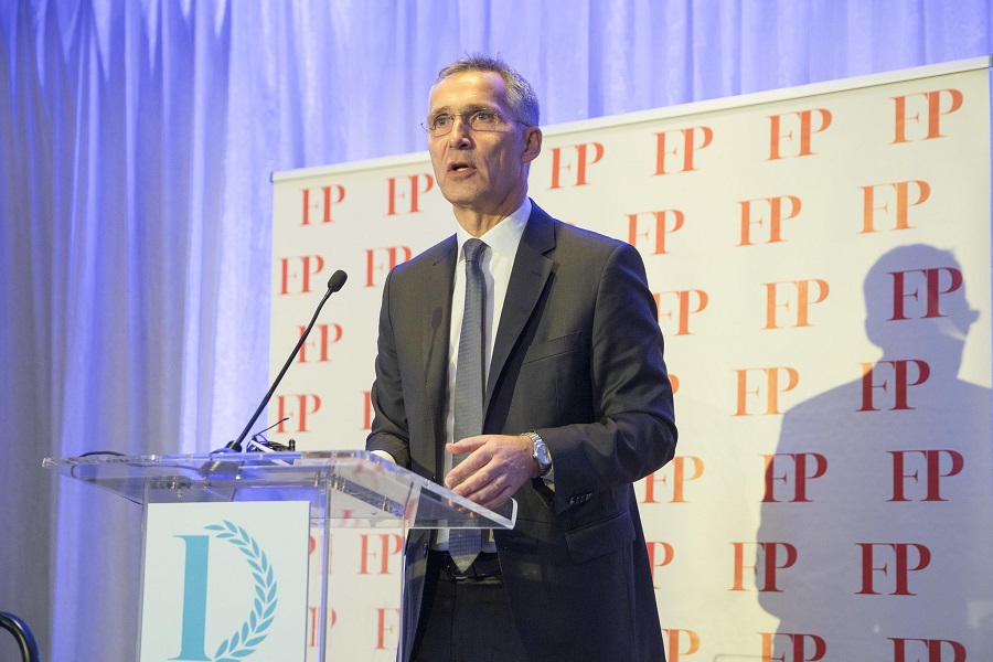 Prejav J. Stoltenberga pri príležitosti udelenia ceny „Diplomat roka“  od časopisu „Foreign Policy“