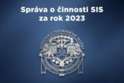 Správa o činnosti SIS za rok 2023